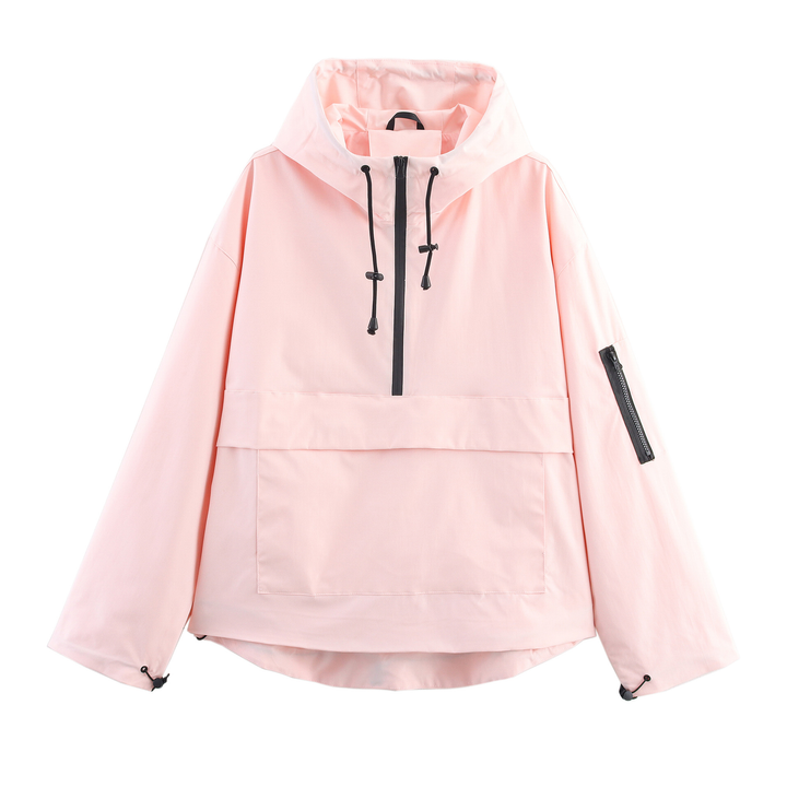Nareeda - Chaqueta Cortavientos Con Capucha