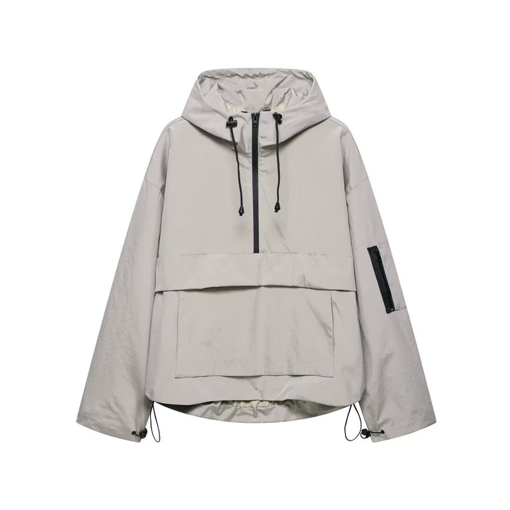 Nareeda - Chaqueta Cortavientos Con Capucha