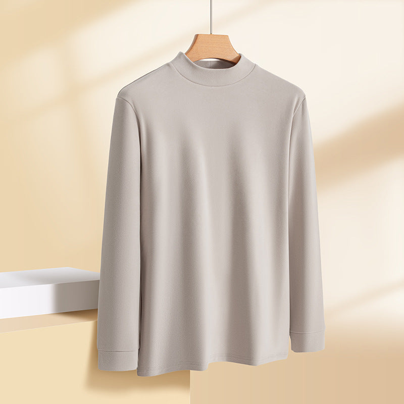 Zimran - Camisa De Manga Larga y Cuello Redondo