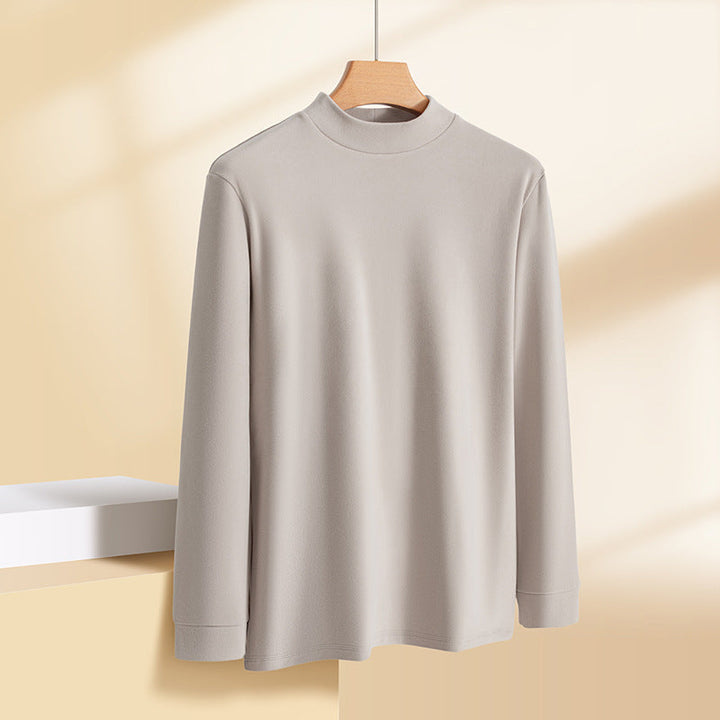 Zimran - Camisa De Manga Larga y Cuello Redondo