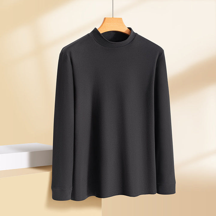 Zimran - Camisa De Manga Larga y Cuello Redondo