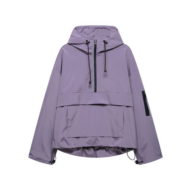 Nareeda - Chaqueta Cortavientos Con Capucha