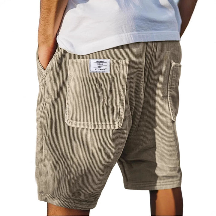 Festus - Pantalón Corto Entallado De Textura Refinada
