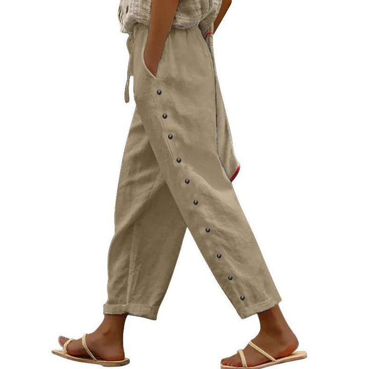 Mutandi - Pantalón Informal Con Un Elegante Botón