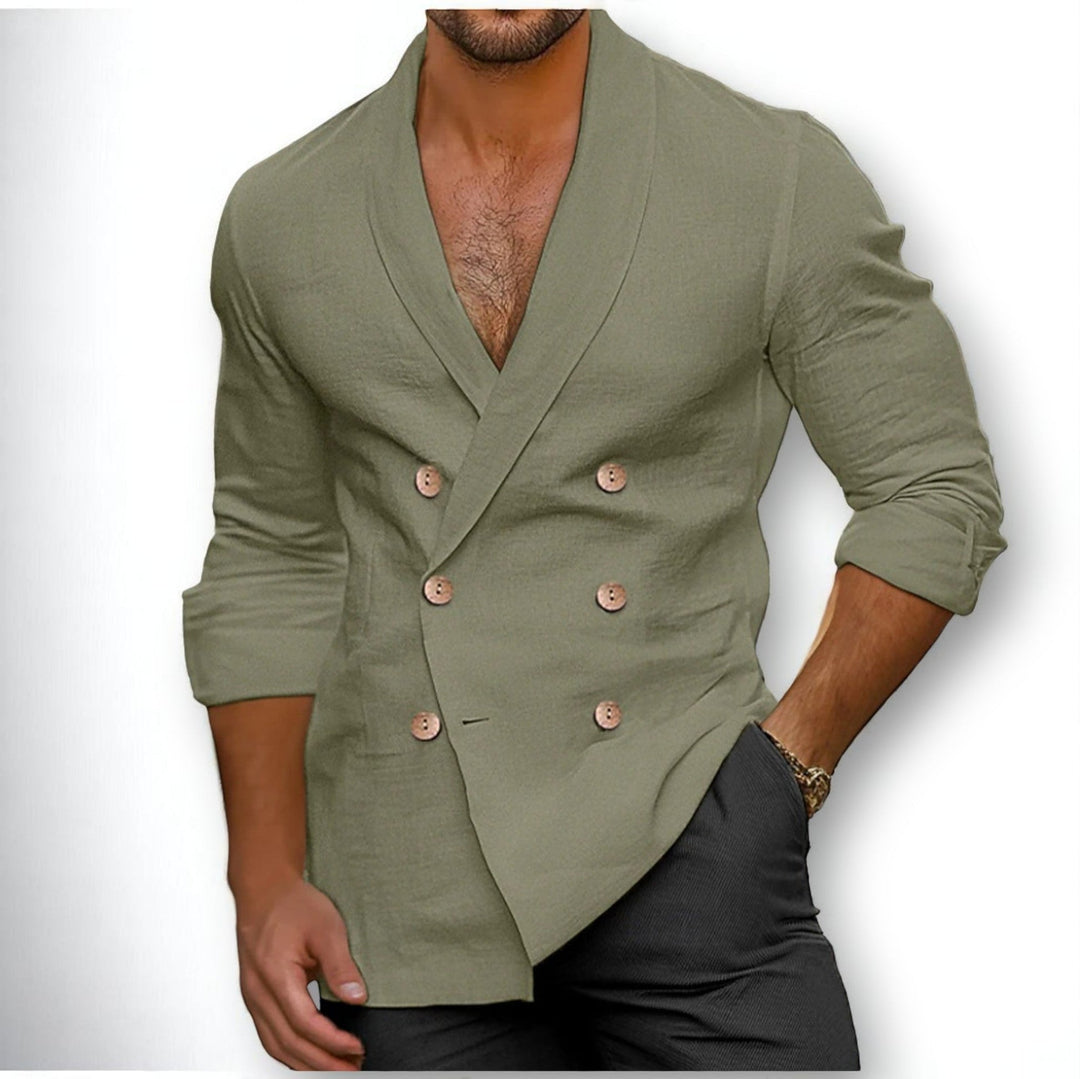 Milorad - Camisa Informal De Doble Botonadura