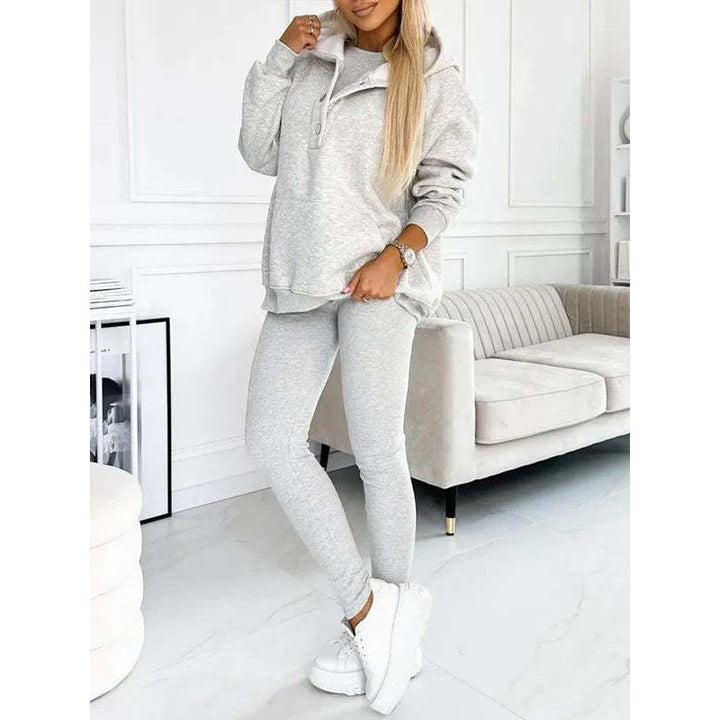 Ulyssa - 3 piezas Sudadera Con Capucha Establecer