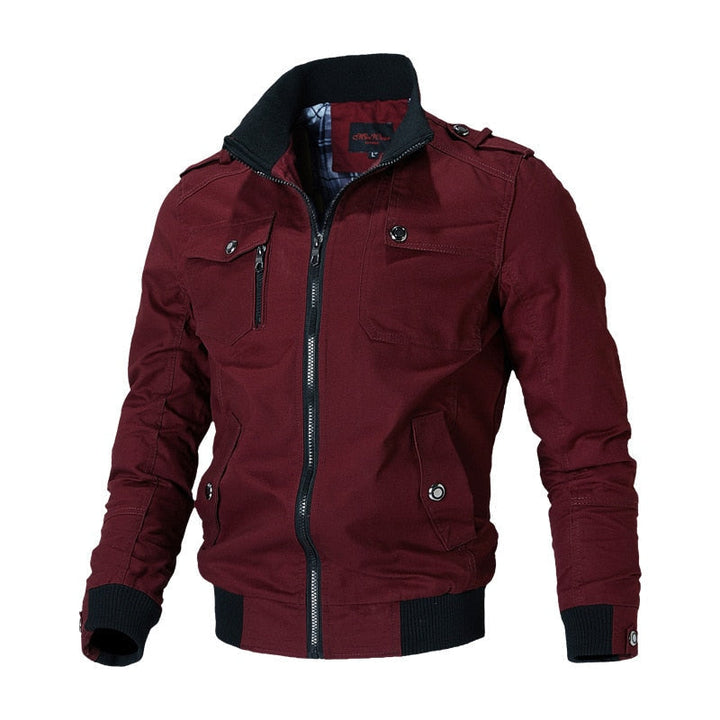 Ahmad - Chaqueta Bomber con Múltiples Bolsillos