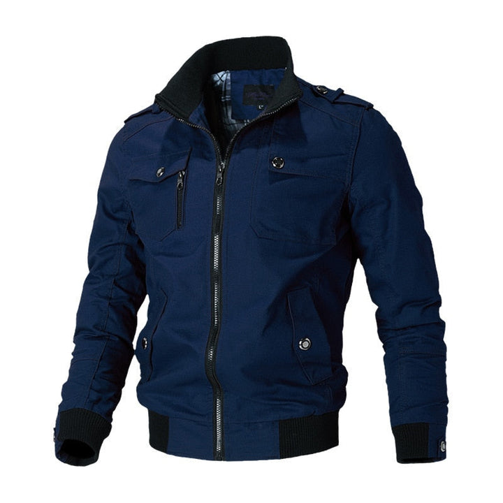 Ahmad - Chaqueta Bomber con Múltiples Bolsillos