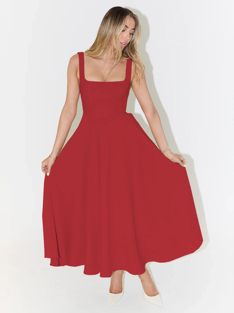 Nangula - Elegante Vestido De Rayón