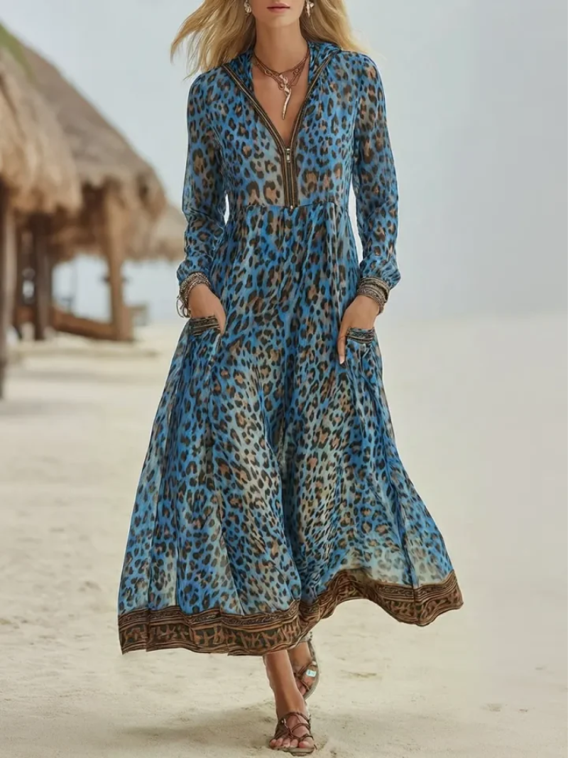 Yethrika - Vestido Elegante Con Cremallera