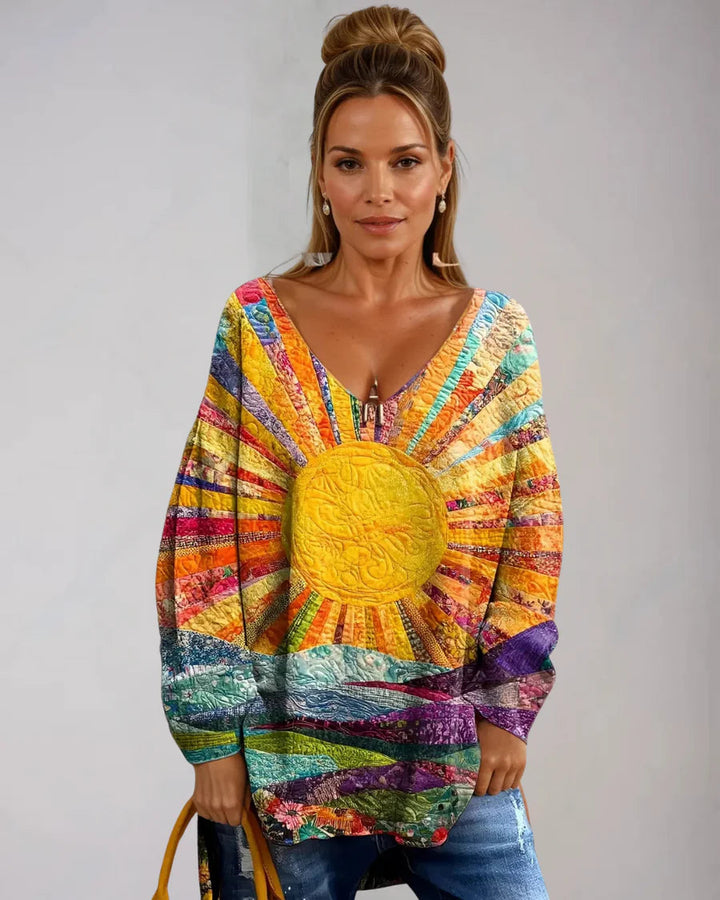 Elisa - Alegre Blusa de Colores