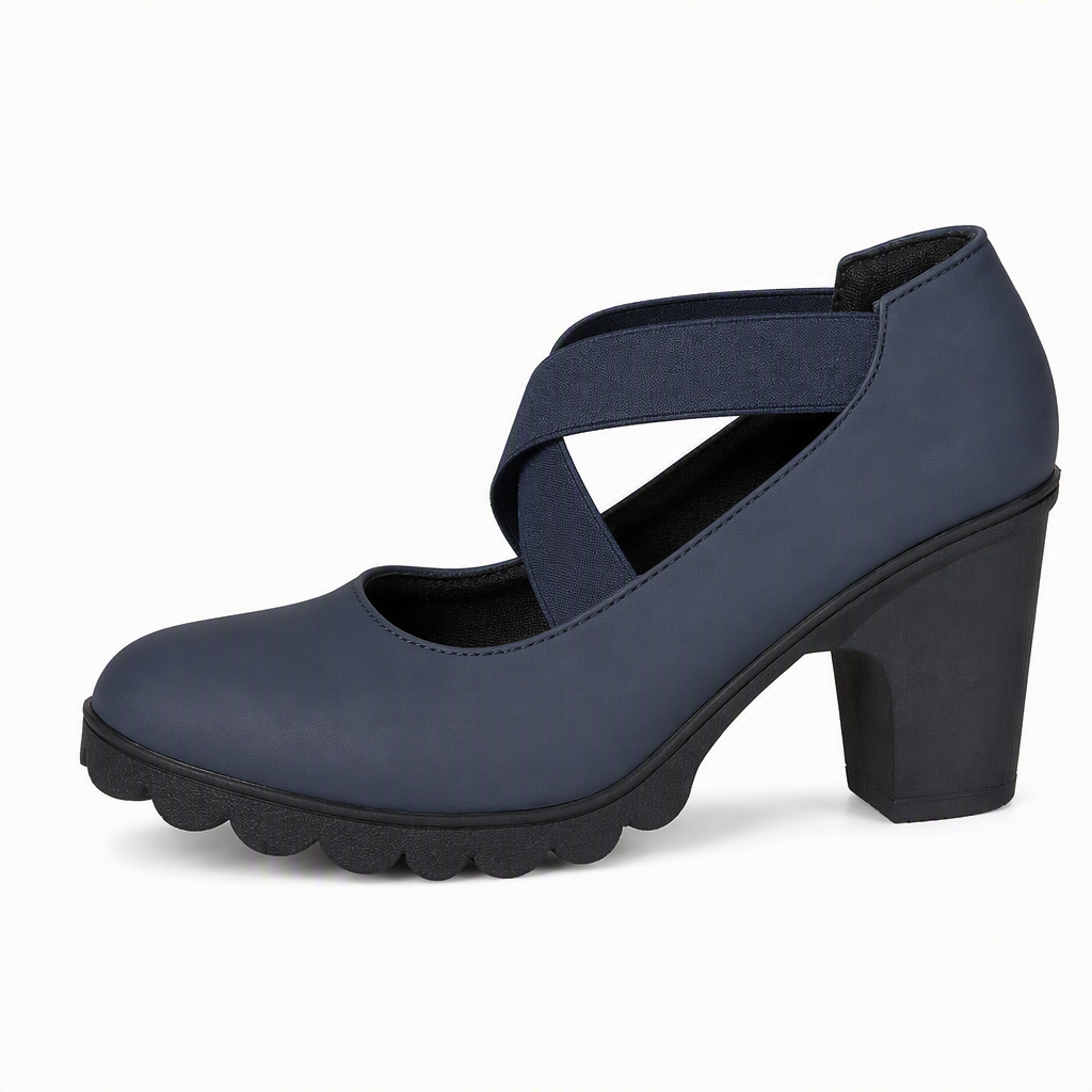 Magela - Zapatos Estilo Mary Jane Con Tiras Cruzadas
