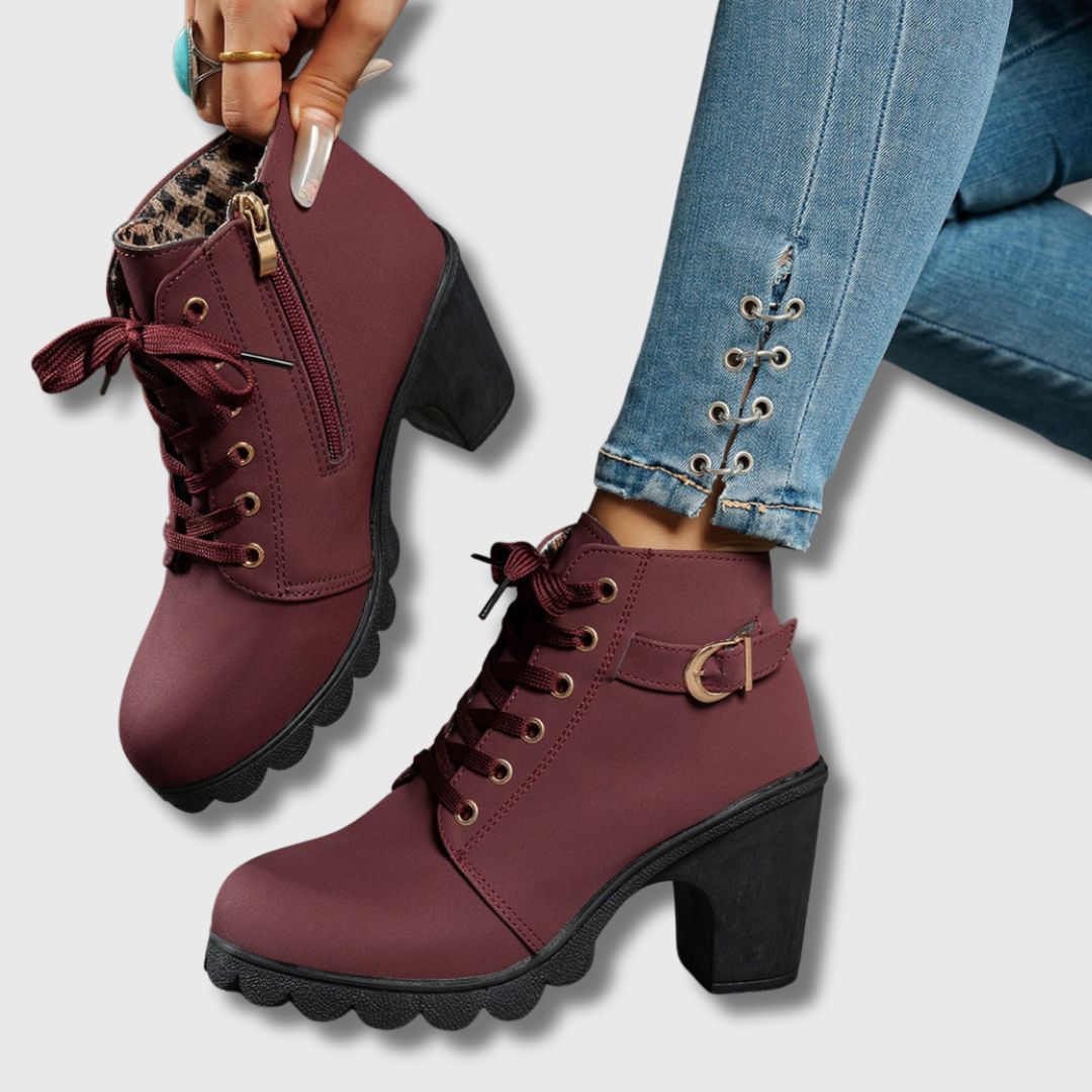 Shamara - Botines Casuales Con Tacón