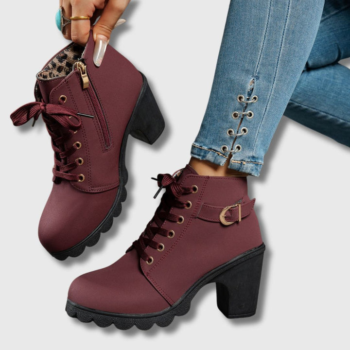 Shamara - Botines Casuales Con Tacón