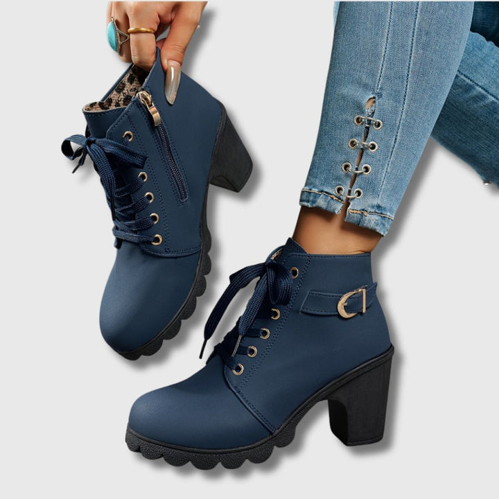 Shamara - Botines Casuales Con Tacón