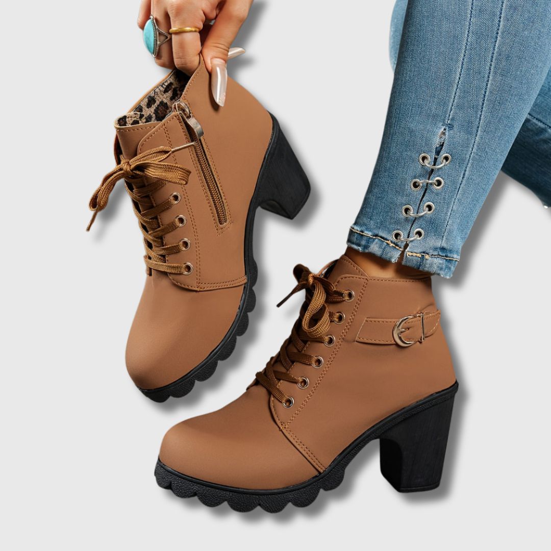 Shamara - Botines Casuales Con Tacón