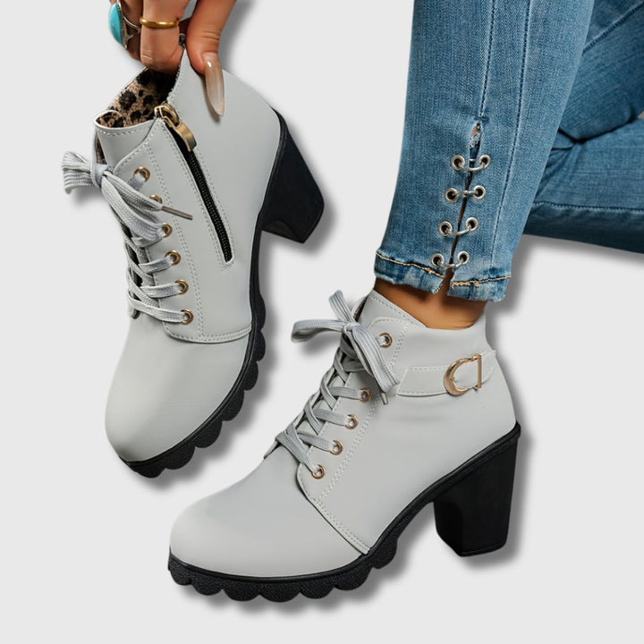 Shamara - Botines Casuales Con Tacón