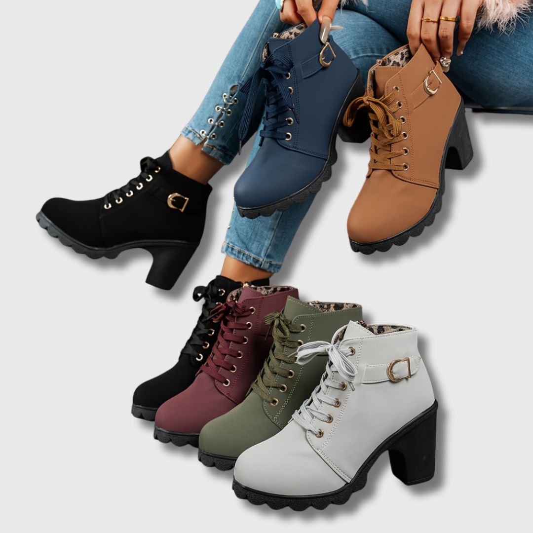 Shamara - Botines Casuales Con Tacón