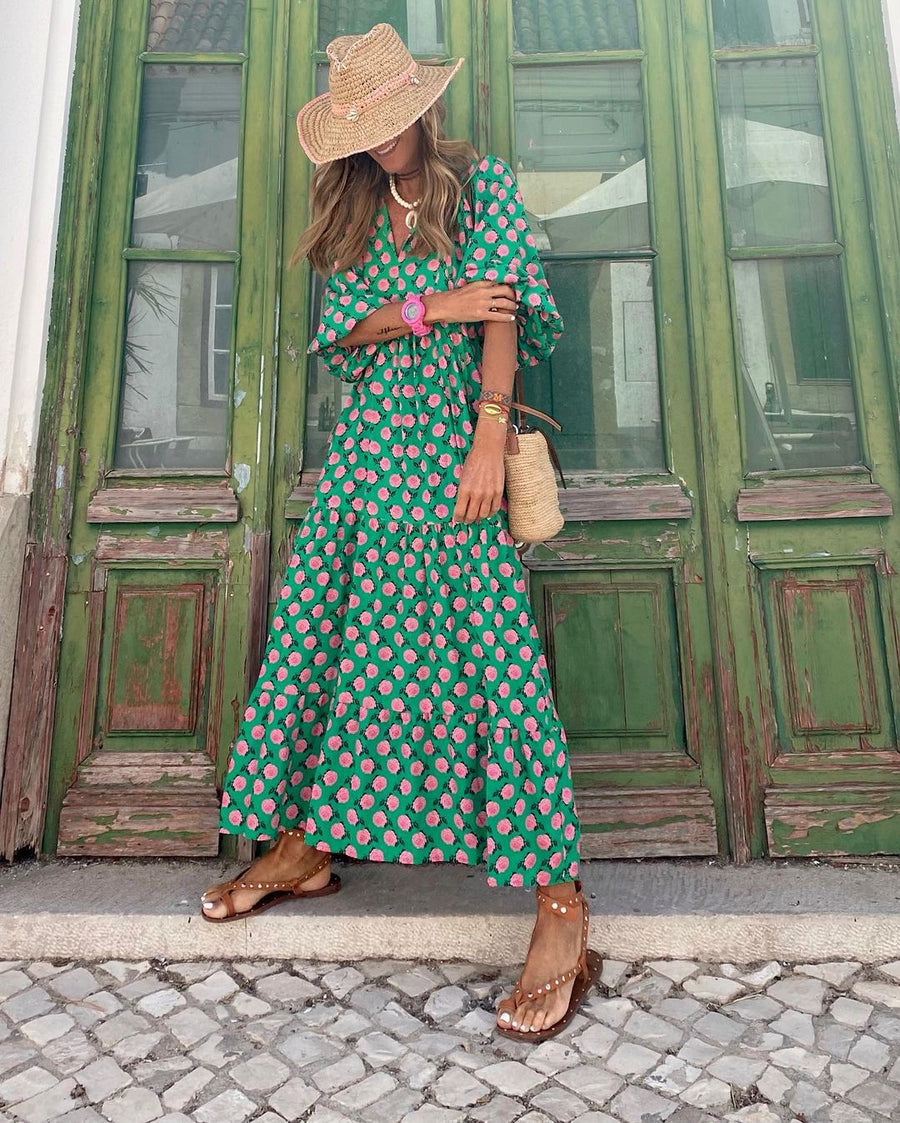 Berta - Vestido Largo Bohemio