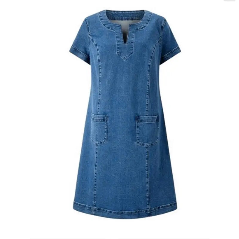 Polixeni - Vestido De Denim Suave