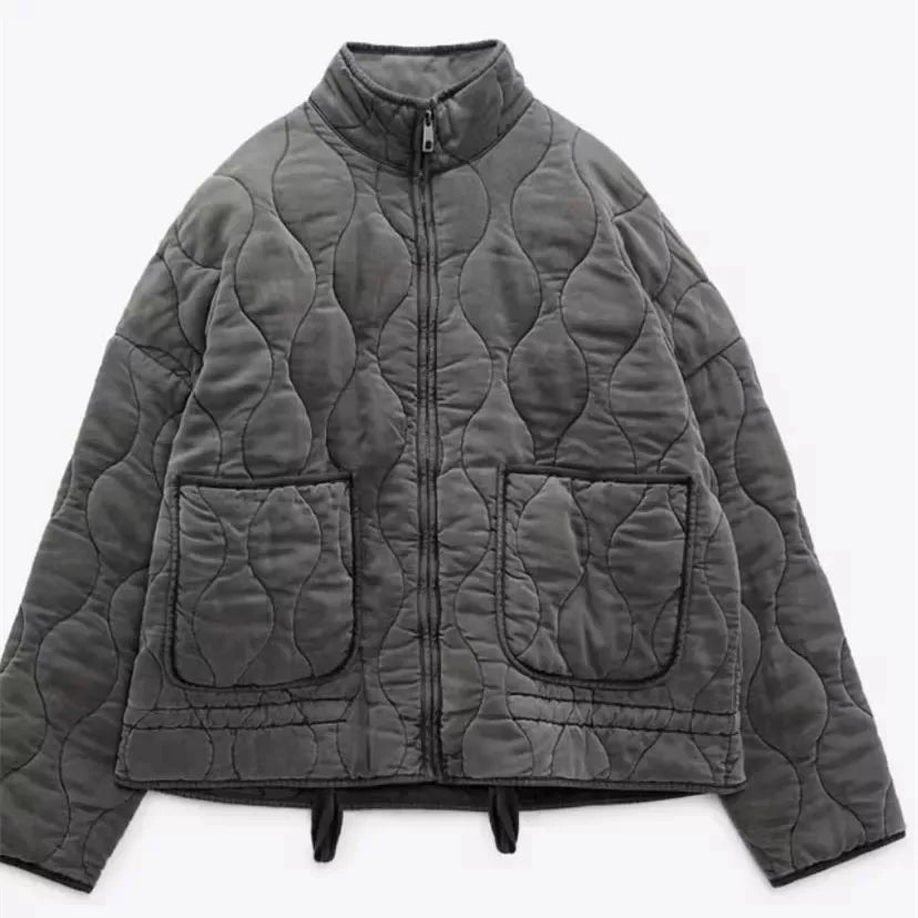 Pascale - Chaqueta Vintage de Algodón Acolchado