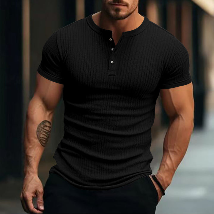 Wilburn - Elegante Camiseta De Manga Corta
