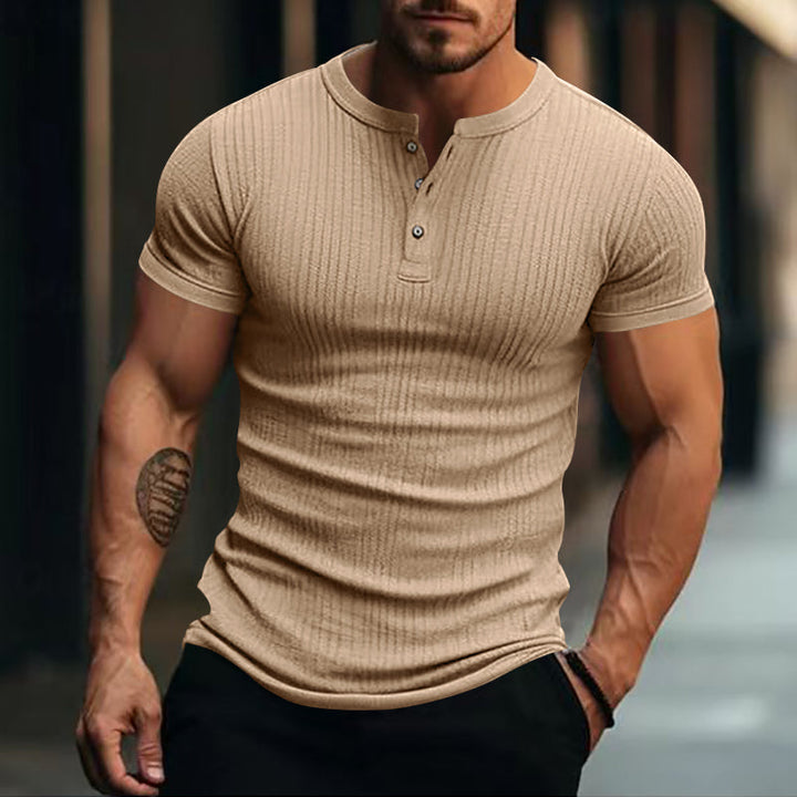 Wilburn - Elegante Camiseta De Manga Corta