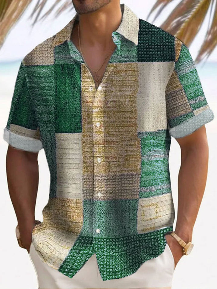 Shpetim - Elegante Camisa De Manga Corta