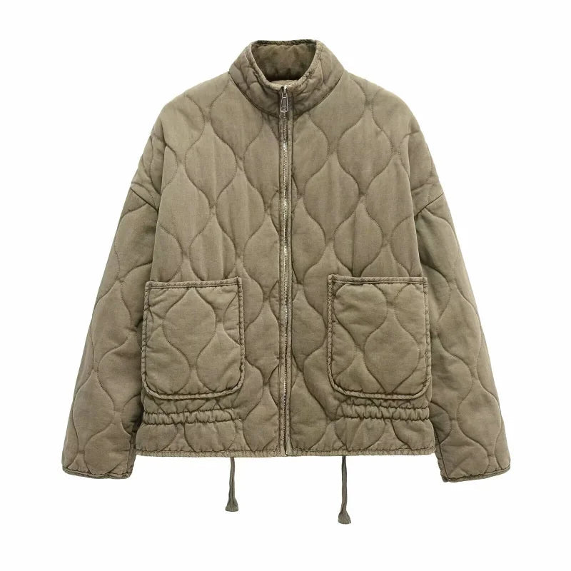 Pascale - Chaqueta Vintage de Algodón Acolchado
