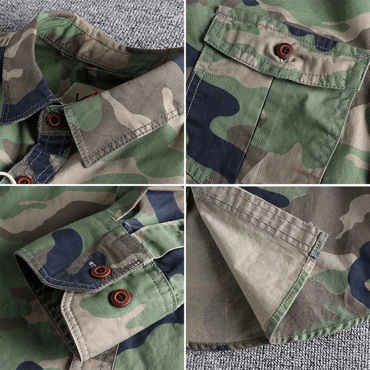 Firat - Camisa De Manga Larga Con Botones