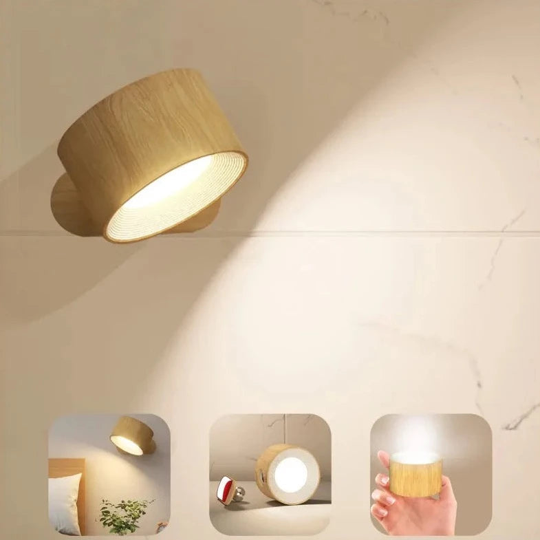 GlowNest - Lámpara De Pared Inalámbrica
