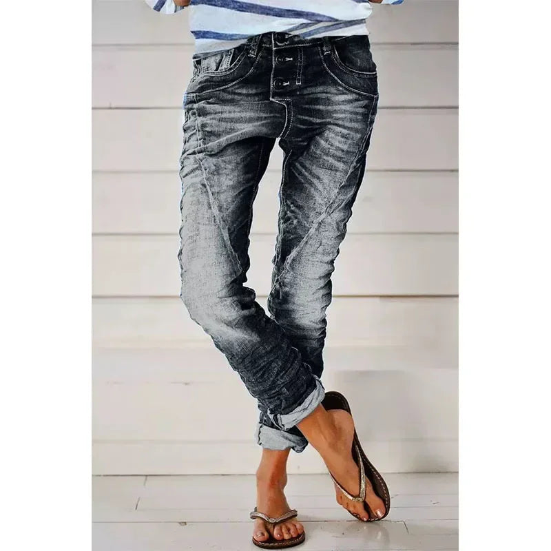 Shauni - Pantalones Elásticos Vintage