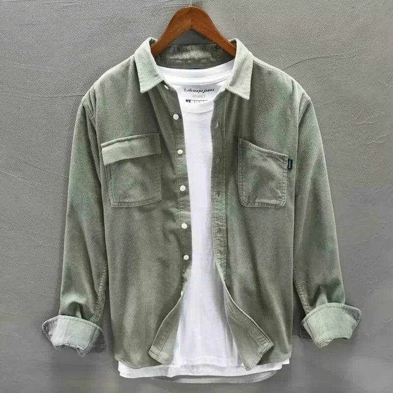 Aydin - Camisa De Manga Larga Con Bolsillos