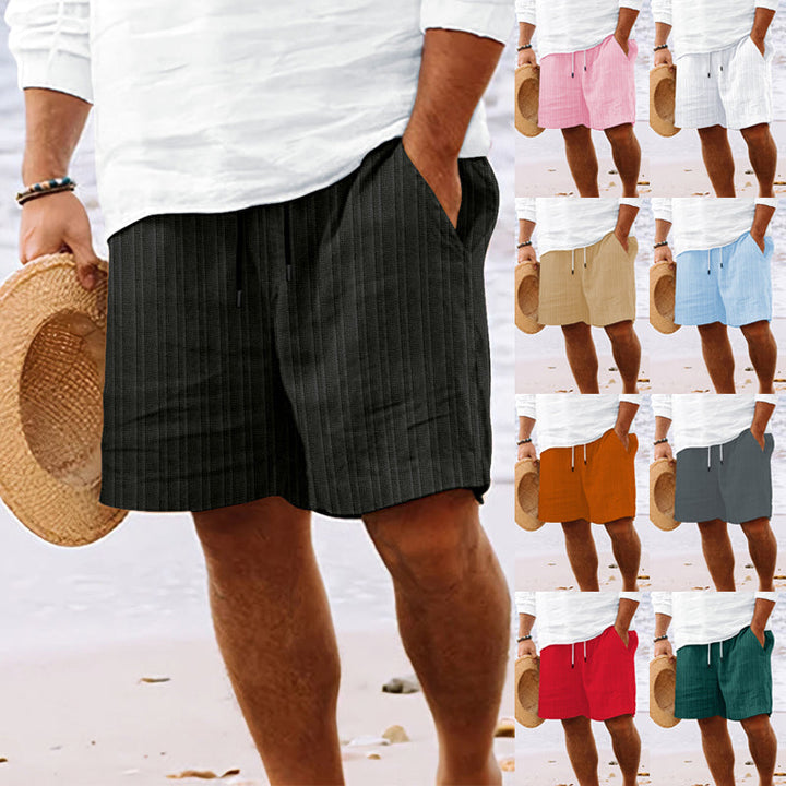 Arnaldo - Informal Pantalones Cortos Holgados Con Elástico