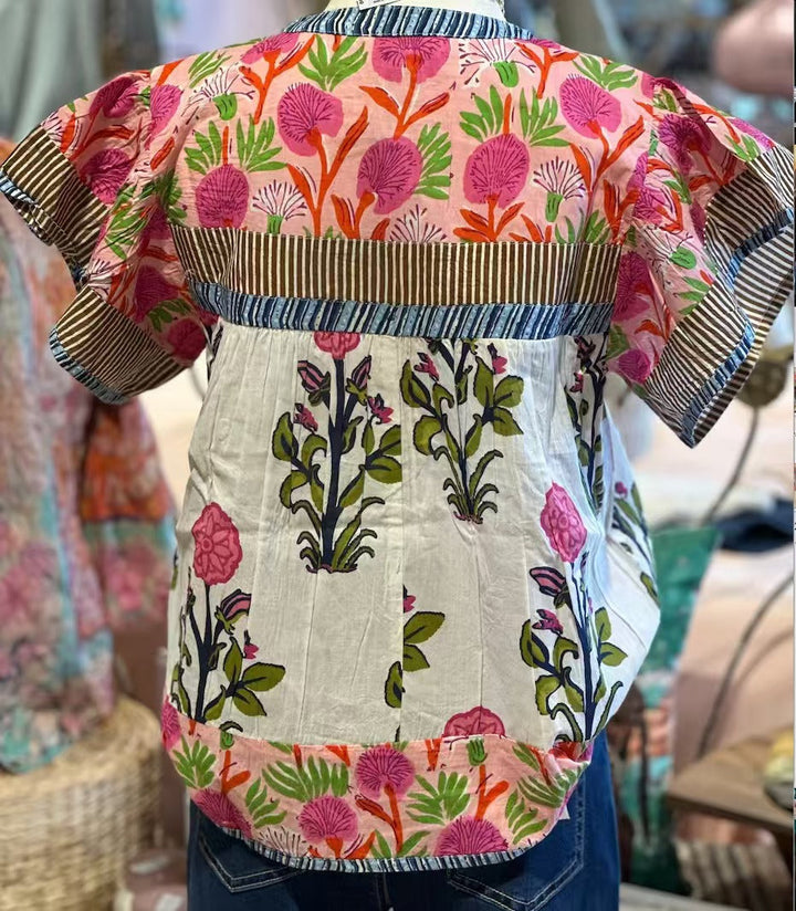 Minta - Blusa informal Con Estampado De Flores