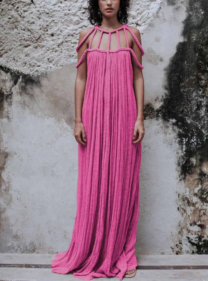 Nuriya - Vestido Largo sin Mangas y sin Espalda