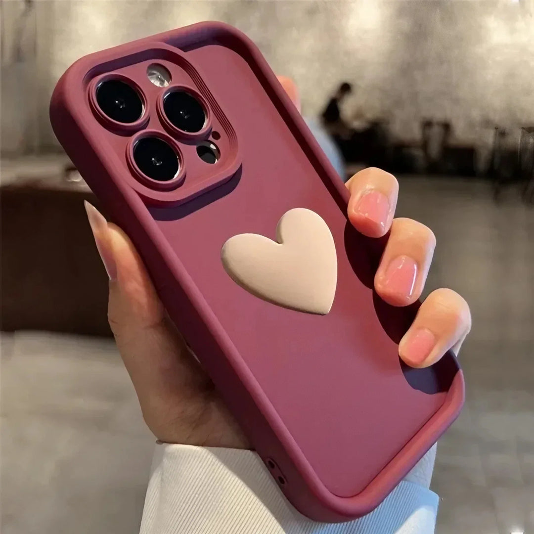 Heartora - Funda Para iPhone Historia de Amor Con Diseño de Corazón