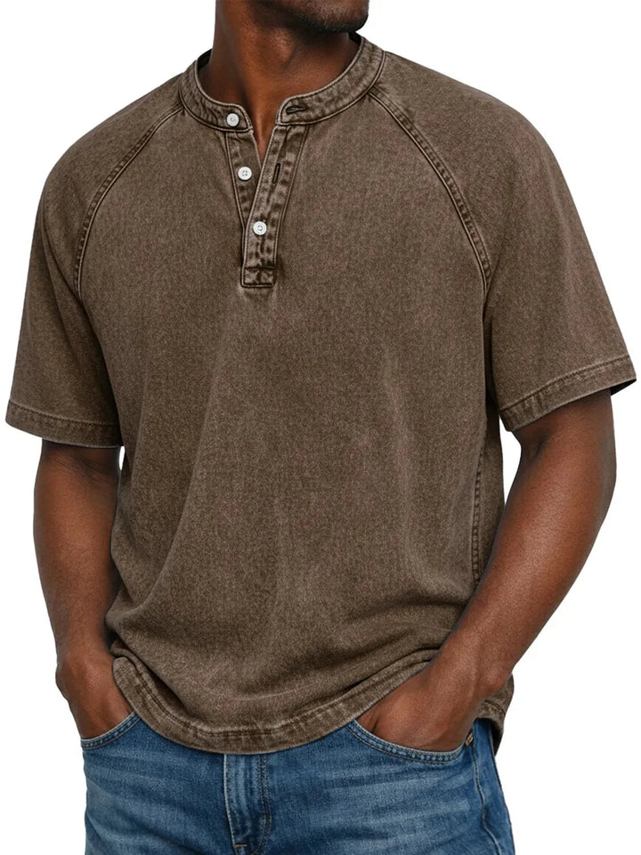 Esarot - Camisa Vintage Con Botones
