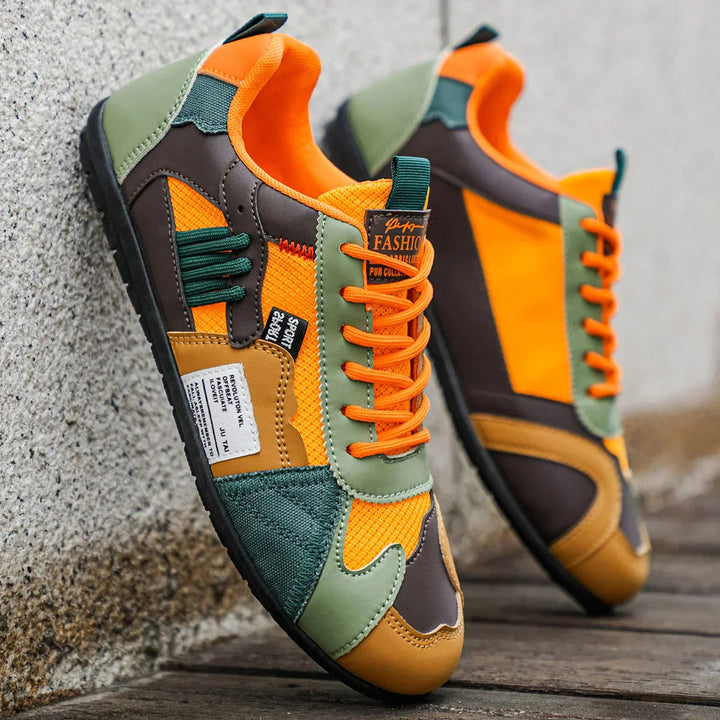 Reinders - Zapatillas Deportivas Con Cordones y Diseño Patchwork