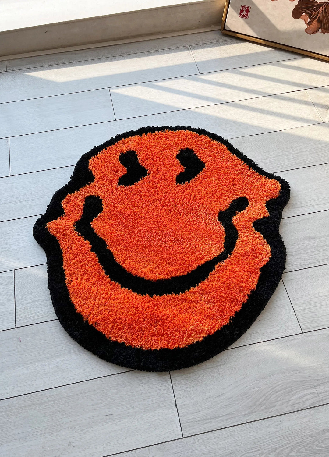 Smiloop - Alfombra Con Sonrisa Retorcida Para La Decoración Del Hogar