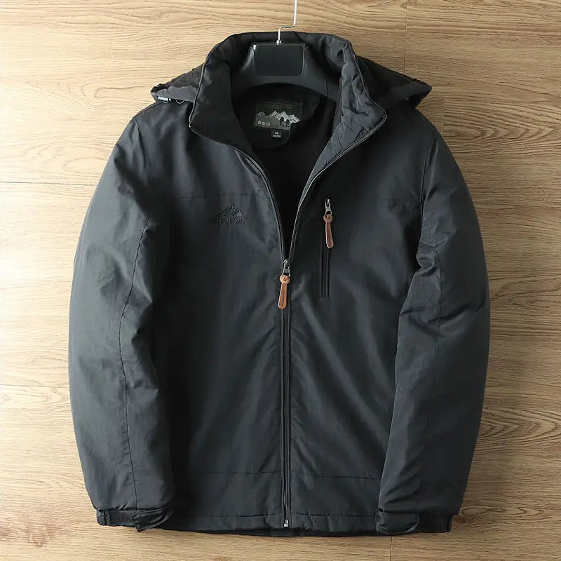 Johanson - Chaqueta Con Capucha y Bolsillo en el Pecho Con Cremallera
