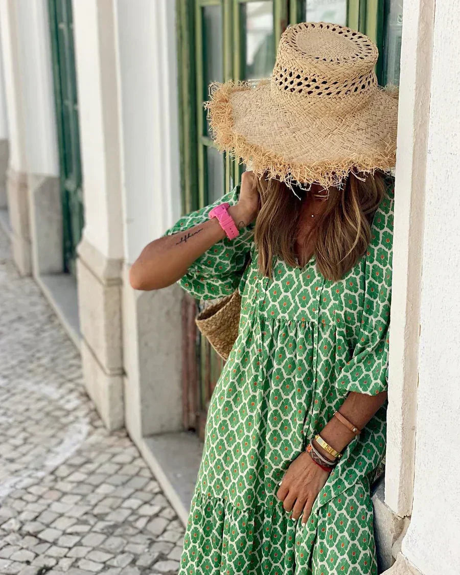 Berta - Vestido Largo Bohemio