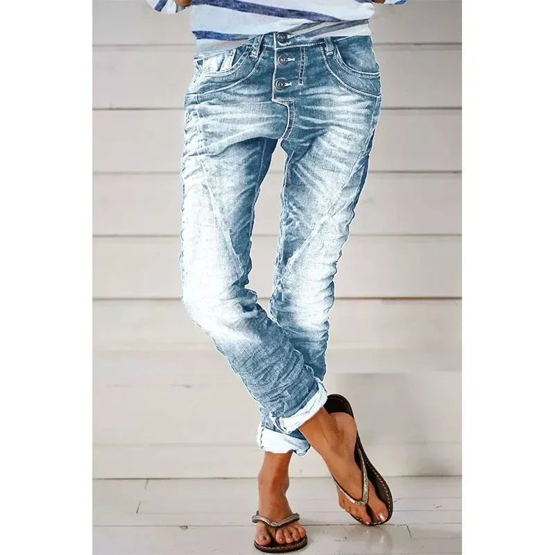 Shauni - Pantalones Elásticos Vintage