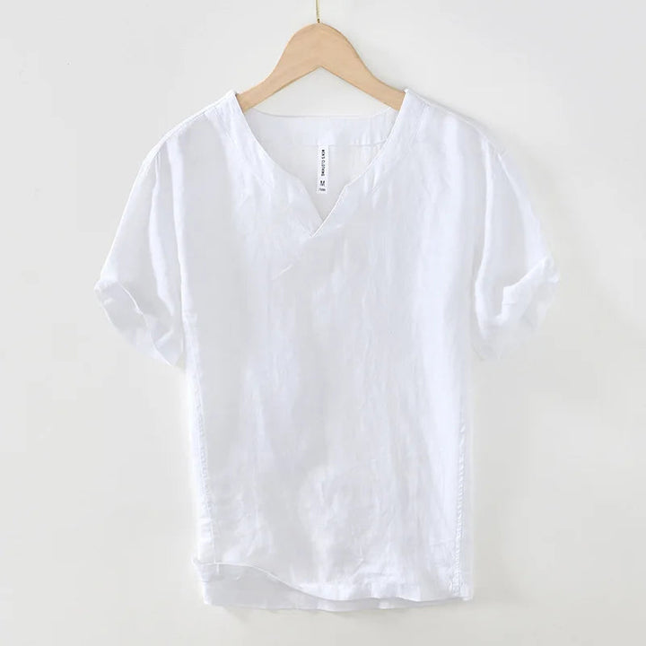Lech - Camisa De Verano De Lino
