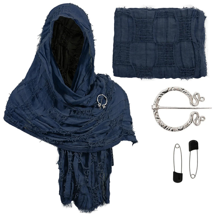 RuneWrap - Bufanda Medieval Con Capucha