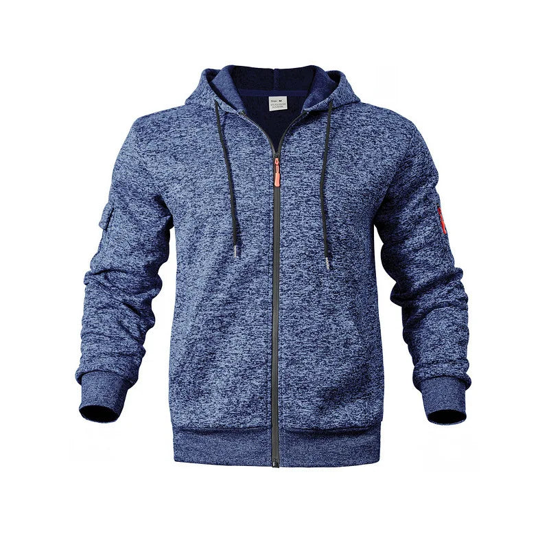 Jesson - Elegante Chaqueta Con Capucha De Forro Polar