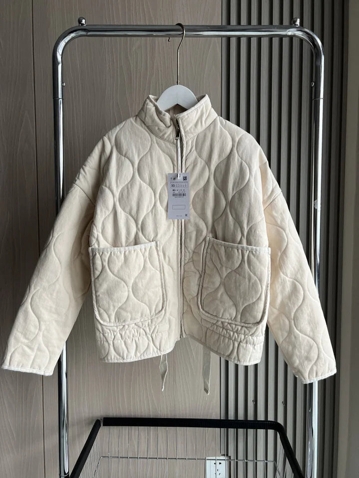 Pascale - Chaqueta Vintage de Algodón Acolchado