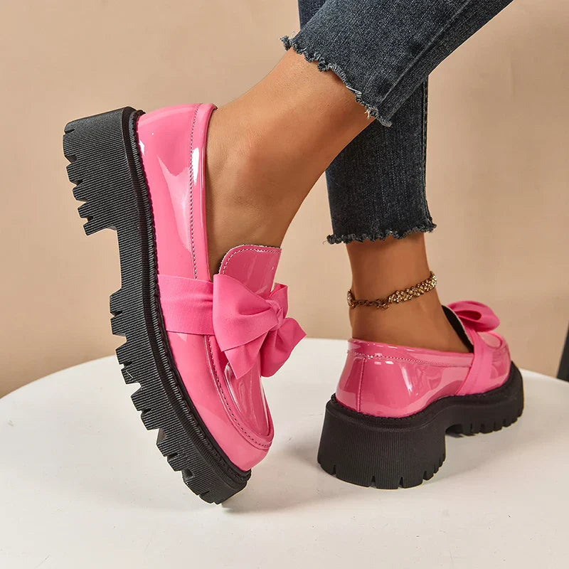 Batya - Elegantes Zapatos Antideslizantes Con Lazo