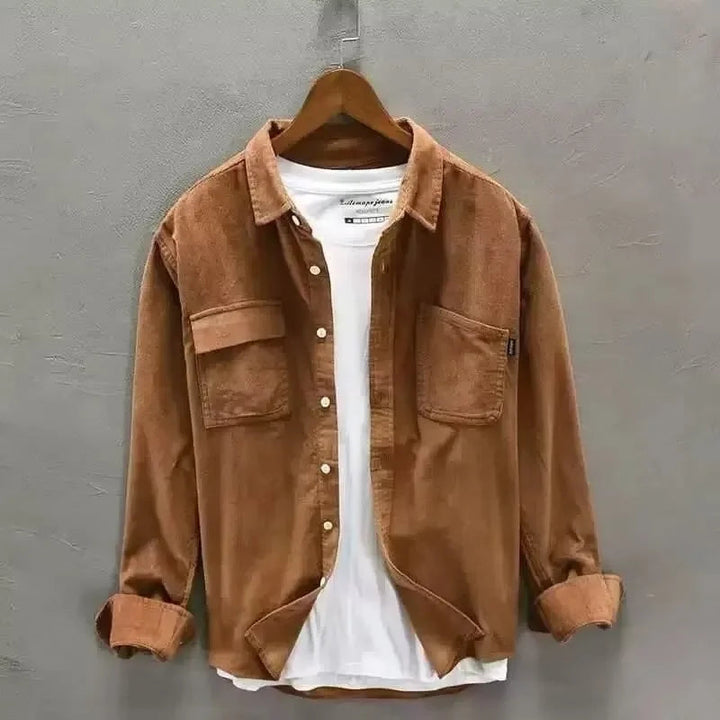 Aydin - Camisa De Manga Larga Con Bolsillos