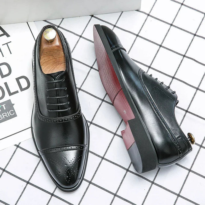 Zydan - Zapatos Casuales De Cuero Con Cordones